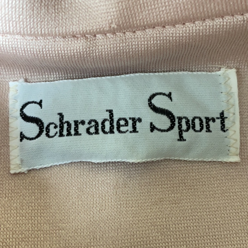 Vintage Schrader Sport Dress w/ belt in pale pink - Picture 5 of 7